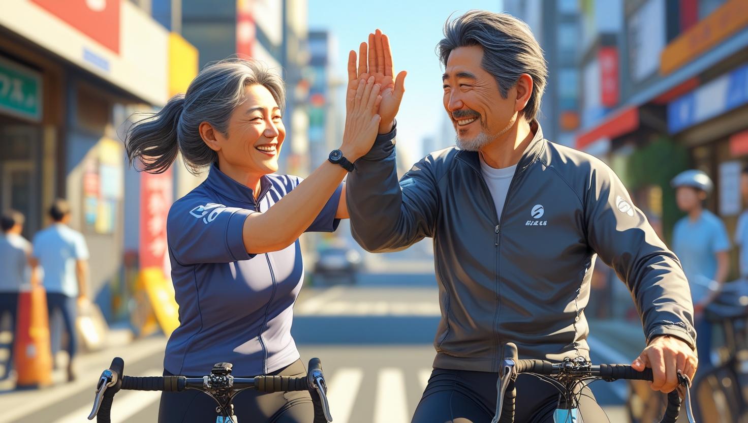 自転車通勤で経済的自由を手に入れた50代夫婦